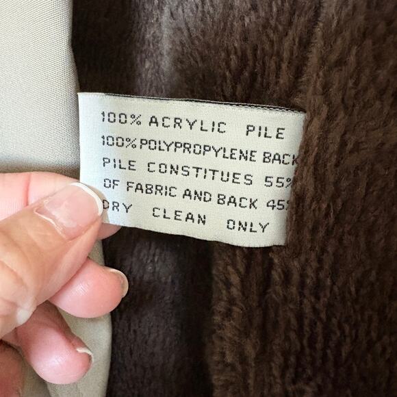 Vintage Woodmere Lined Trench Coat Double Breasted 36 SHT normcore preppy - Picture 7 of 8